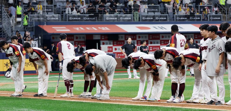 10연패에 빠진 키움 히어로즈. / 뉴스1 DB ⓒ News1 이동해 기자