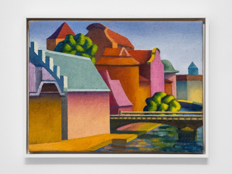 스피드 바카라사이트(스피드 바카라사이트, 1947-2015) 〈Strasburgo〉 2013 Oil on canvas 30 x 40 cm ⓒ Archivio 스피드 바카라사이트 Courtesy of Archivio 스피드 바카라사이트 and Gladstone *재판매 및 DB 금지