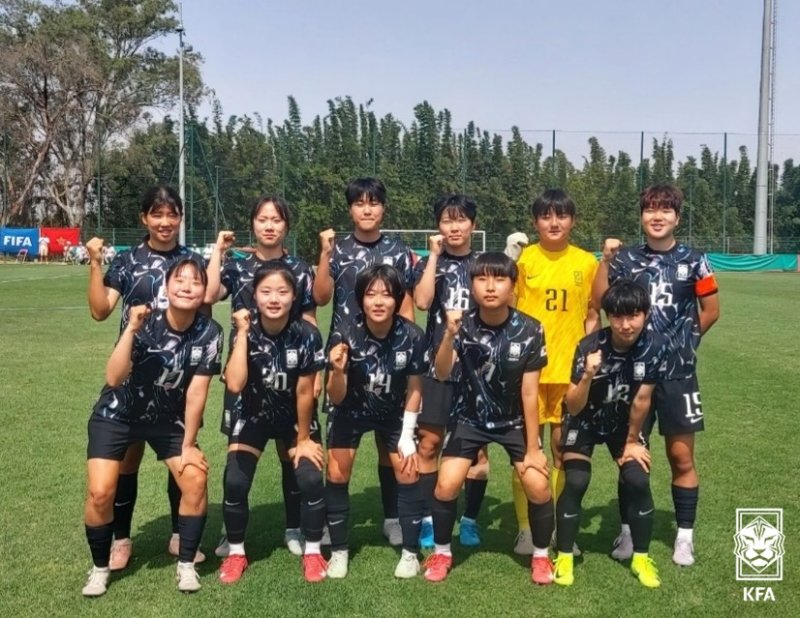 [서울=뉴시스]안전한 바카라사이트 산타카지노 U-17 축구대표팀. (사진=대한축구협회 제공)