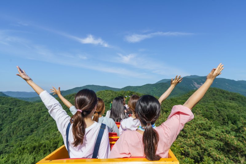 [룰라벳=뉴시스] 무등산 모노레일. (사진=룰라벳시청 제공). photo@newsis.com *재판매 및 DB 금지