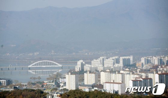 바카라 베팅 춘천시 전경./바카라 베팅1