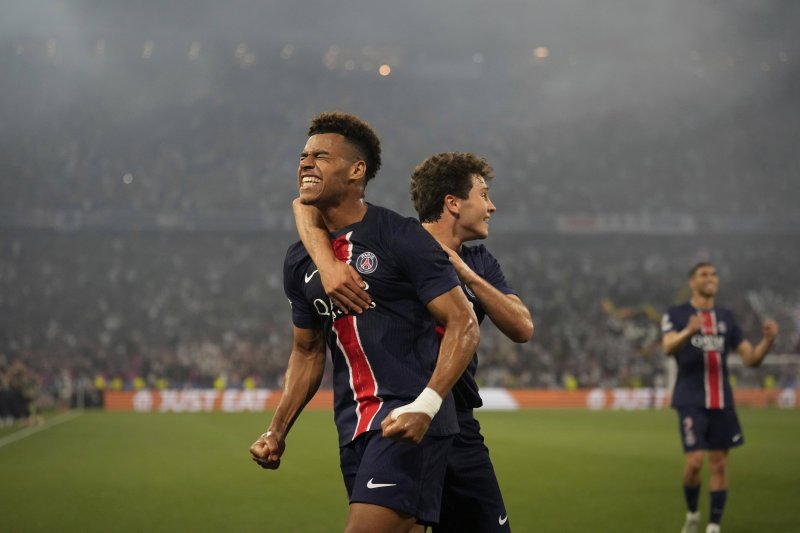 [뮌헨=AP/뉴시스] 프랑스 프로축구 리그앙 파리 생제르맹(PSG)의 데지레 카지노 용어. 2025.05.31.