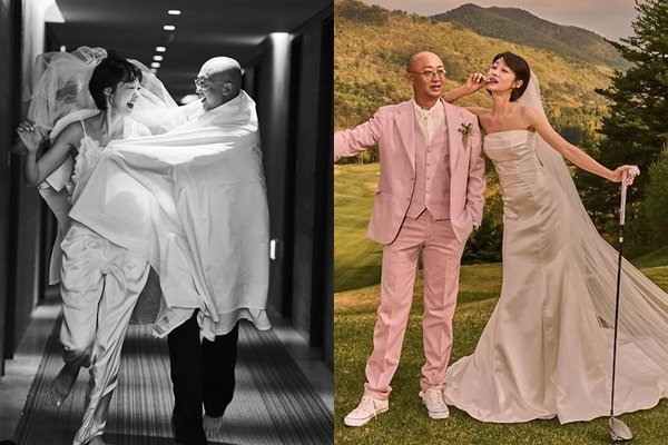 불륜설 딛고…최여진, 7세연상 돌싱과 결혼