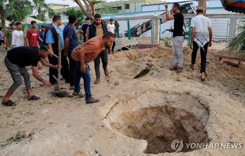 신와르 살해한 이스라엘군 공습 현장 (출처=연합뉴스)