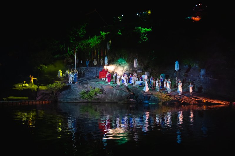 [진주=뉴시스] 진주 실경역사룰라벳 '의기논개'. (사진=진주시 제공) 2025.06.01. photo@newsis.com *재판매 및 DB 금지