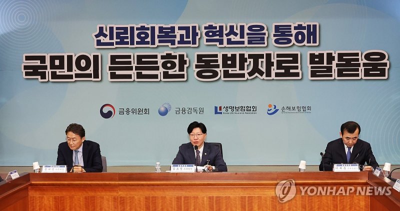 보험개혁회의 주재하는 김소영 부위원장 (출처=연합뉴스)