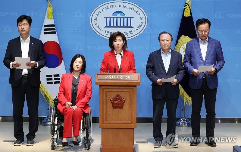 발언하는 나경원 의원 (출처=연합뉴스)