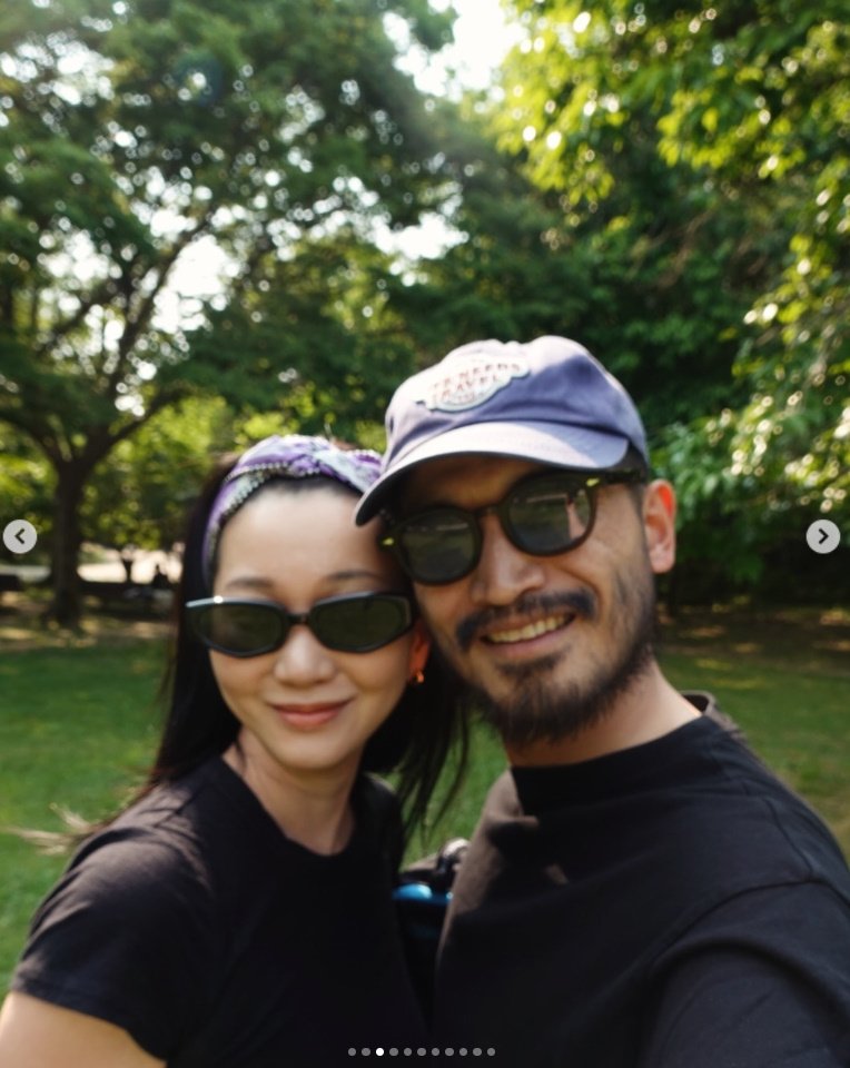 장윤주, ♥정승민과 꿀 뚝뚝 결혼 10주년 데이트…'선남선녀' [N샷]