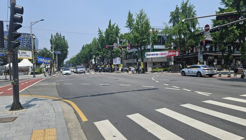 제21대 대통련선거를 이틀 앞둔 주말 토토 바카라 전주시 한옥마을 일대가 한산한 모습이다. 2025.6.1/뉴스1 신준수 기자