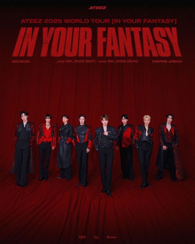 ATEEZ ‘IN YOURFANTASY’ 국내 공연 공식 포스터. 노머스 제공