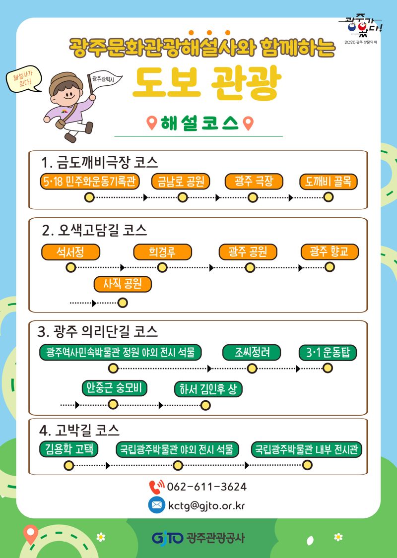 광주광역시, 문화관광해설사와 함께 하는 '테마형 도보 해설 프로그램' 첫선