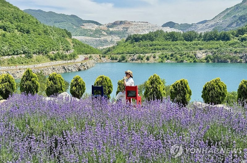 이곳에서 기념사진은 못 참지 (출처=연합뉴스)
