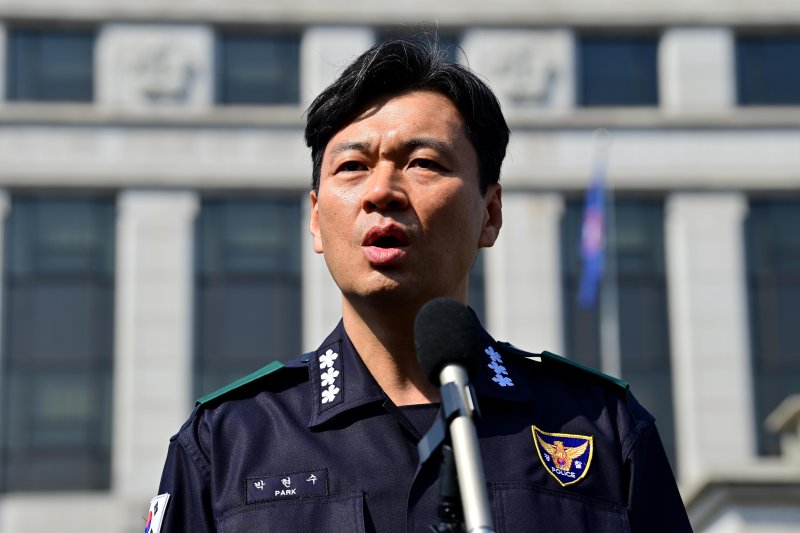 박현수 서울경찰청장 직무대리. (공동취재) 2025.4.3/뉴스1 ⓒ News1 이승배 기자