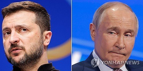 우크라이나와 러시아 정상 (출처=연합뉴스)