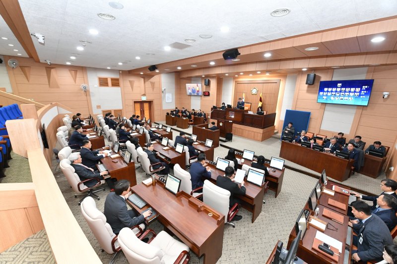 김해시의회 본회의장 모습.(김해시의회 제공. 재판매 및 DB금지)