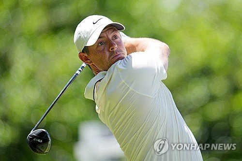 매킬로이의 티샷. (출처=연합뉴스)