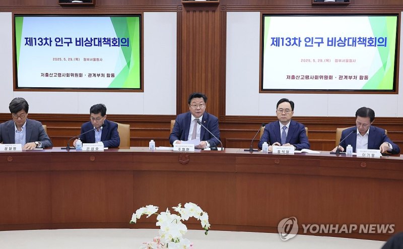 제13차 인구비상대책회의 (출처=연합뉴스)