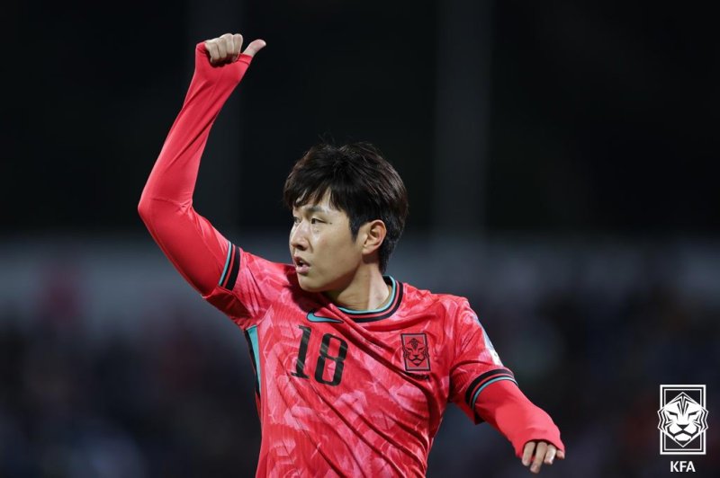 [서울=뉴시스]축구대표팀 공격수 에볼루션 바카라사이트. (사진=대한축구협회 제공)