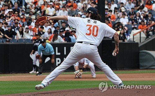 한화 선발 폰세 (출처=연합뉴스)