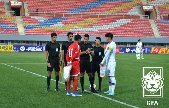 2019년 평양 카지노사이트 바카라사이트에서 손흥민. (대한축구협회 제공)
