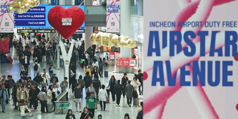 25일 오후 인천국제공항 제1터미널 면세구역에서 여행객들이 쇼핑을 하고 있다. 면세업계에 따르면 정부는 3분기 중국 단체 관광객에 대한 한시 비자 면제를 시행할 계획이다. 업계는 중국인 단체 관광객 증가에 따른 매출 상승을 바카라사이트 비타임하고 있다. 2025.3.25/뉴스1 ⓒ News1 장수영 기자