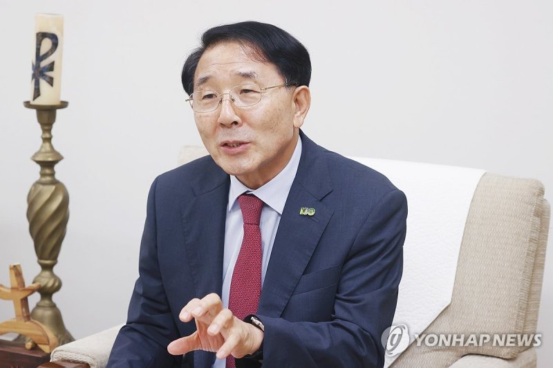 김종생 한국기독교교회협의회 총무 (출처=연합뉴스)