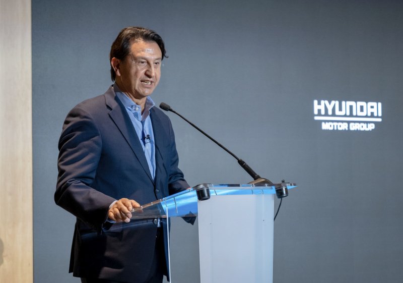 호세 무뇨스 라이브스코어 바카라사이트 대표이사 사장이 3일(현지시간) 스페인 바르셀로나의 카탈루냐 콩그레스 센터에서 열린 세계자동차공학회연합 월드 모빌리티 콘퍼런스 2025(FISITA WMC)에서 기조연설을 하고 있다. 라이브스코어 바카라사이트 제공