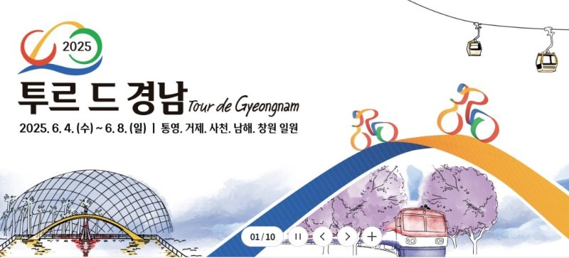 '투르 드 경남' 국제 사이클대회 (출처=연합뉴스)