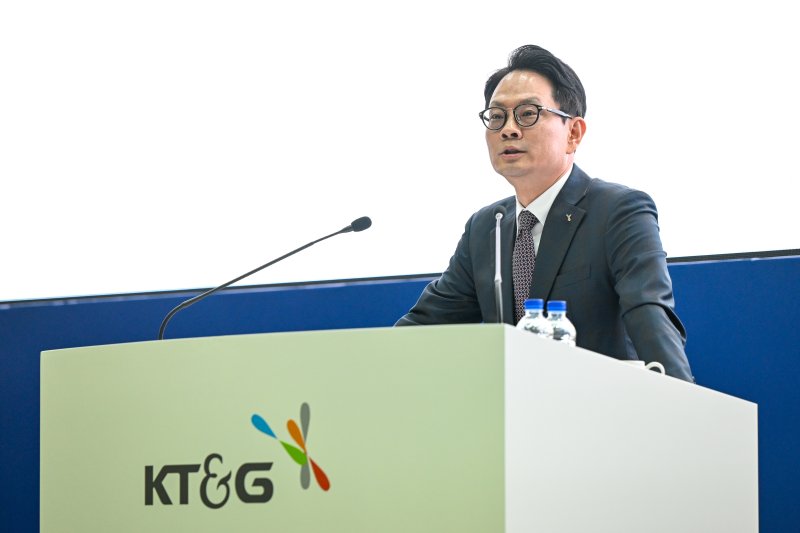 방경만 해시 게임 바카라;G 대표이사 사장이 26일 오전 대전 해시 게임 바카라;G 인재개발원에서 열린 정기 주주총회에서 발언하고 있다.(사진=해시 게임 바카라;G 제공) *재판매 및 DB 금지