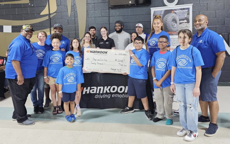 한국타이어, 美테네시 청소년단체 설립에 2만달러 후원