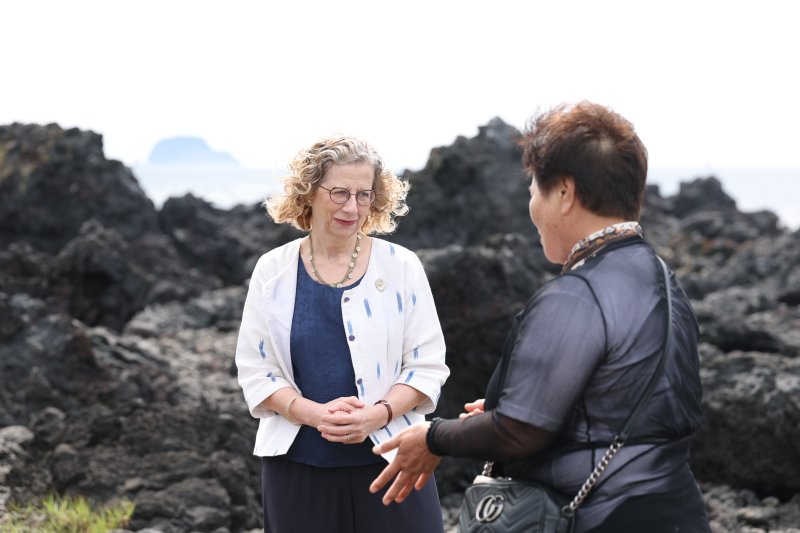 유엔환경계획(UNEP) 잉거 안데르센 사무총장(제주도 제공. 재판매 및 DB금지)