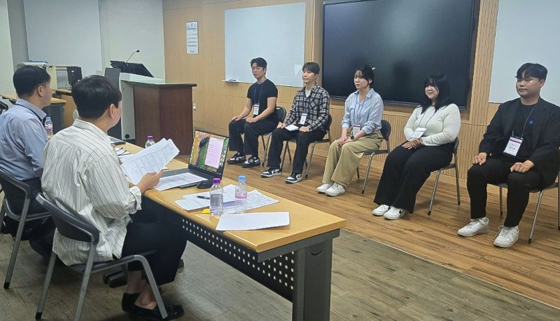 [대전=뉴시스] 한남대학교 대학일자리플러스센터 '2025학년도 고학년 취업캠프' 모습. (사진=한남대 제공) 2025.06.04. photo@newsis.com *재판매 및 DB 금지