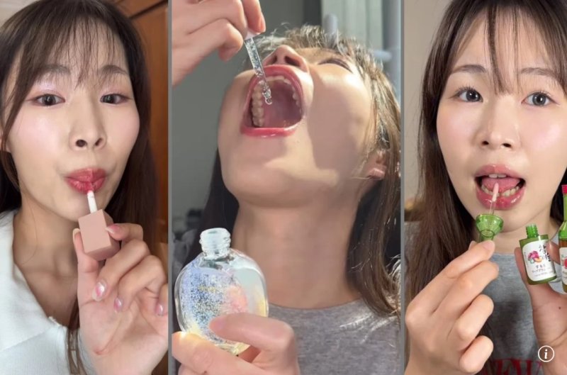 [뉴시스]화장품 먹방으로 화제를 끌던 인플루언서가 사망하며 그의 죽음에 대한 추측이 오가고 있다. (사진=홍콩 사우스차이나모닝포스트) 2025.6.4