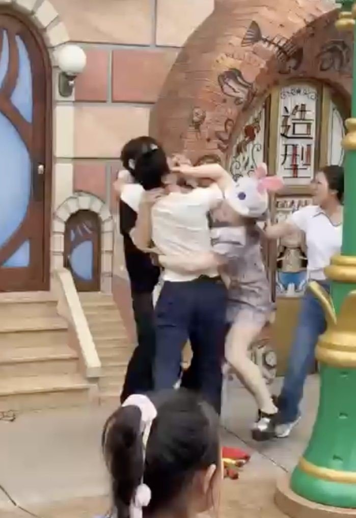"어딜 끼어들어"…새치기로 시작된 디즈니랜드 난투극