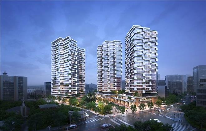 내자·필운 구역 제2-1지구 도시 정비형 재개발 사업 조감도 (출처=연합뉴스)