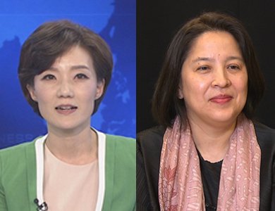 이성경 한국경제TV 보도국장(왼쪽)·이정애 SBS 보도본부 미래부장 (출처=연합뉴스)