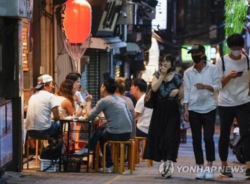 도쿄 신주쿠 거리의 모습 (출처=연합뉴스)