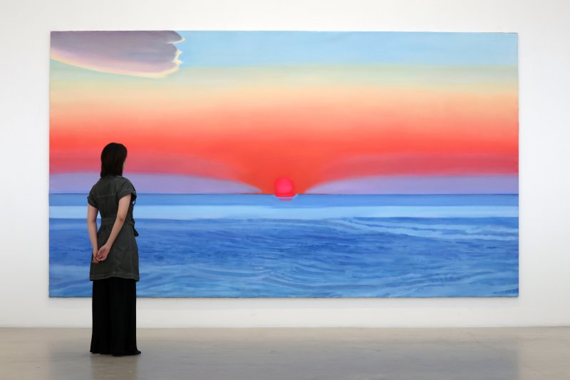 [서울=뉴시스] 박진희 기자 = 국제갤러리는 그룹전 'Next Painting: As We Are'. 정이지 작품 전시 전경. 2025.06.05. pak7130@newsis.com