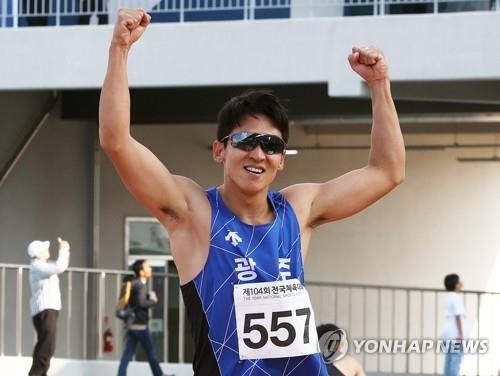 육상의 남자 간판 김국영 (출처=연합뉴스)