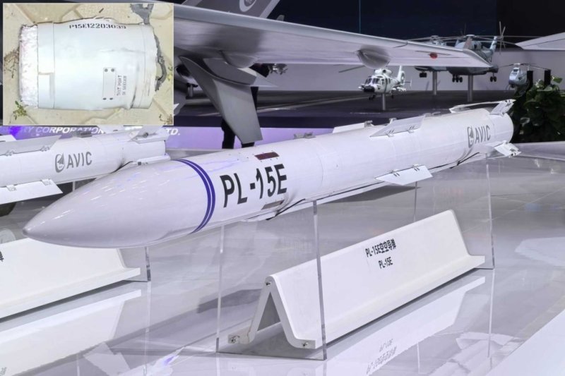 중국 PL-15E 미사일 (출처=연합뉴스)
