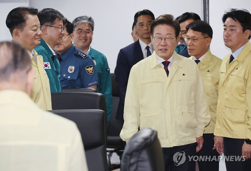 이재명 대통령, 안전치안점검회의 참석 (출처=연합뉴스)