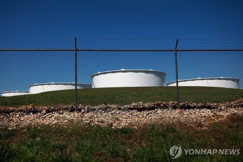 미국 오클라호마주 쿠싱 원유 저장 시설 (출처=연합뉴스)