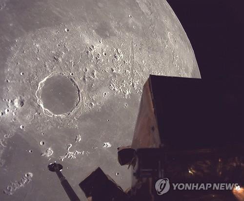 아이스페이스 달 착륙선이 본 달 (출처=연합뉴스)
