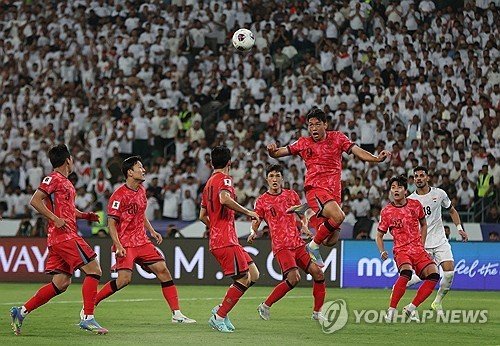 이라크 2-0으로 물리치고 2026 북중미 월드컵 본선행 확정한 한국 축구대표팀 (출처=연합뉴스)