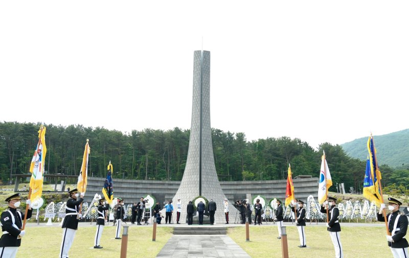 제주도 제70주년 현충일 추념식 (출처=연합뉴스)