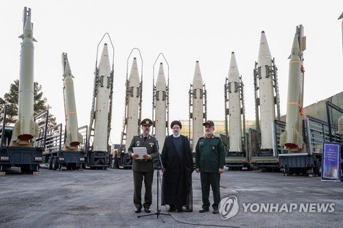 이란의 탄도미사일 (출처=연합뉴스)