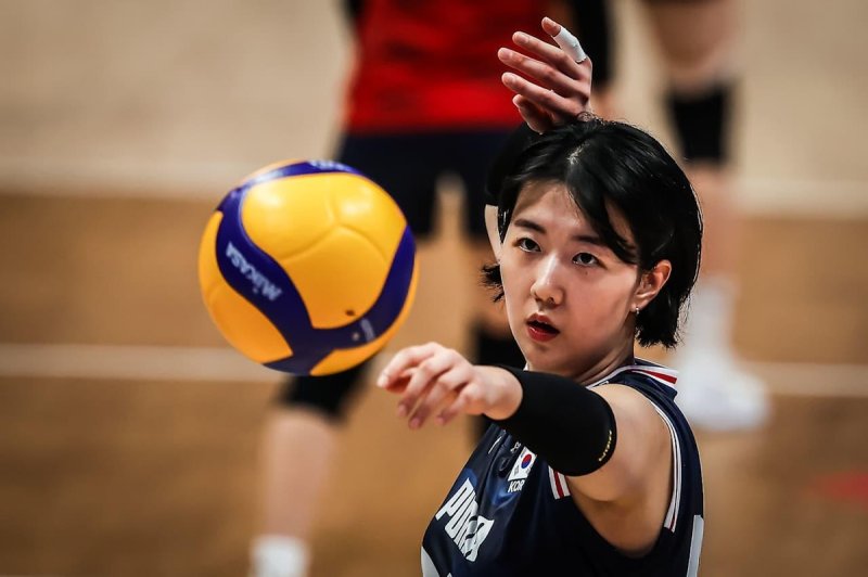 한국 여자배구 대표팀의 주장 강소휘 (출처=연합뉴스)