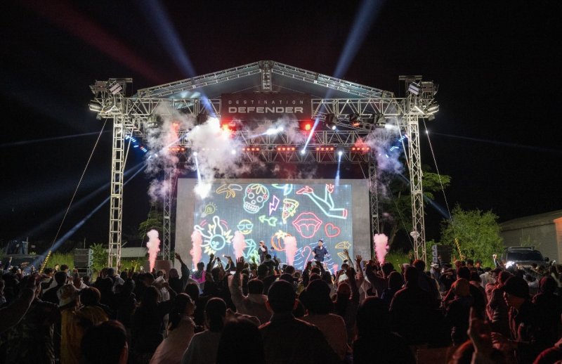 [서울=뉴시스] 지난달 23일부터 3일간 충북 진천에서 열린 JLR 코리아의 '2025 데스티네이션 디펜더' 행사 모습. 이번 행사에는 총 110팀의 디펜도 고객이 함께하며 디펜더의 모험 정신과 라이프스타일 감성을 공유했다. (사진=JLR 코리아 제공) 2025.06.05 photo@newsis.com *재판매 및 DB 금지