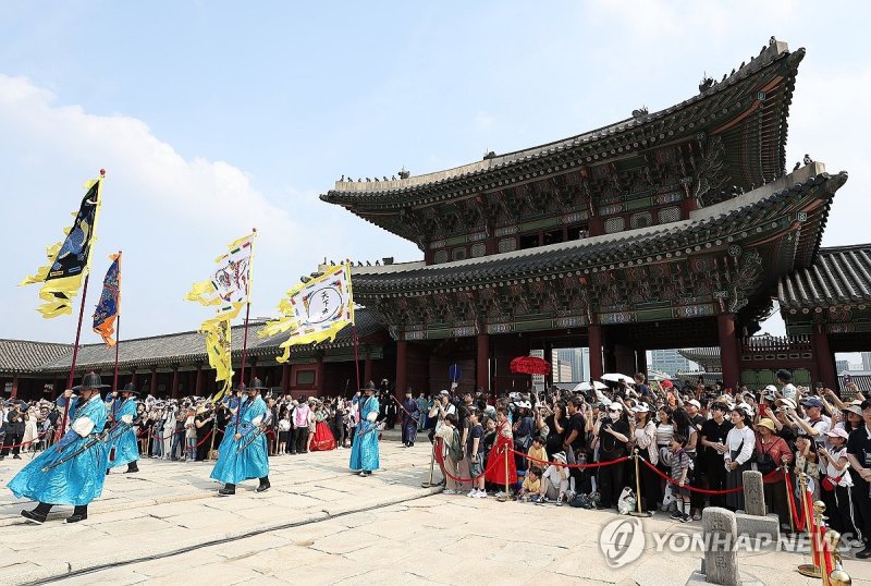 경복궁에서 열린 세종조 회례연 (출처=연합뉴스)