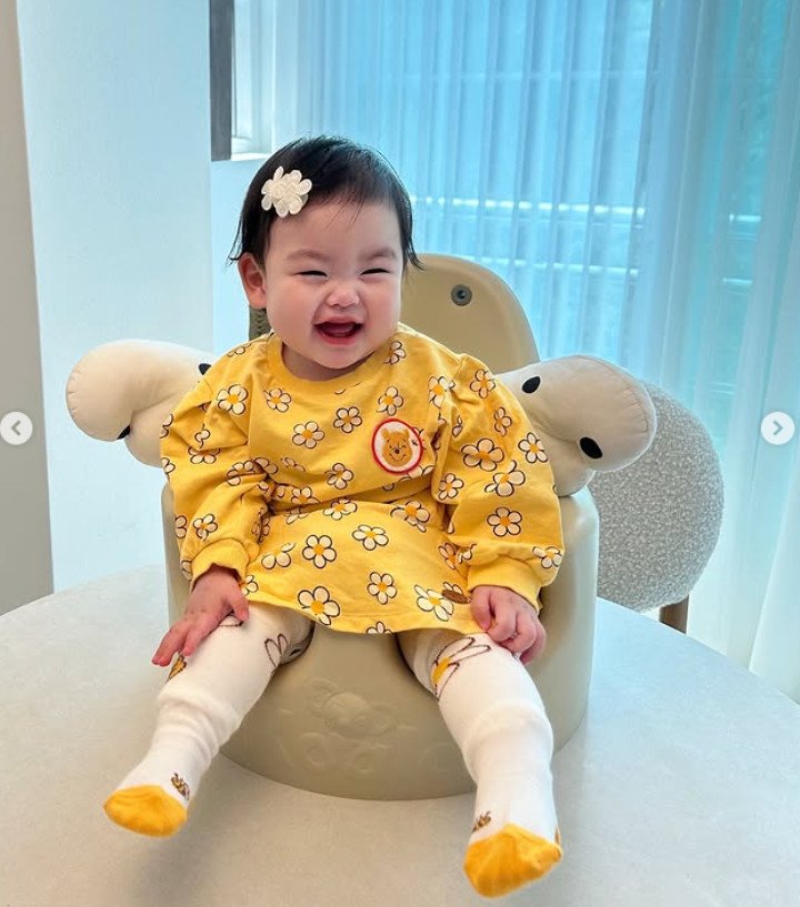 "열심히 사는 이유" 박수홍, 8개월 딸 미소에 사르르…놀라운 미모